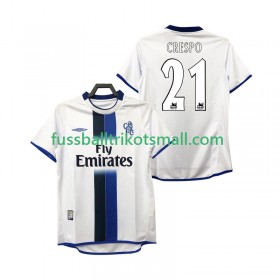 Fußballtrikots Inter Mailand CRESPO 21 2003 2004 Retro Kurzarm Auswärts-trikot kaufen
